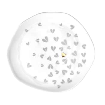 Porcelánový talířek Hearts 14 cm