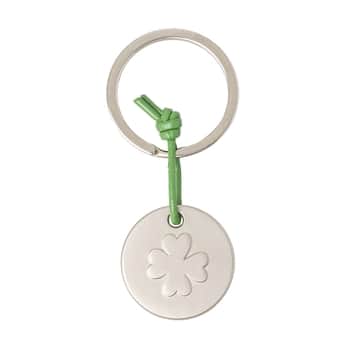 Kovová klíčenka Cloverleaf Silver