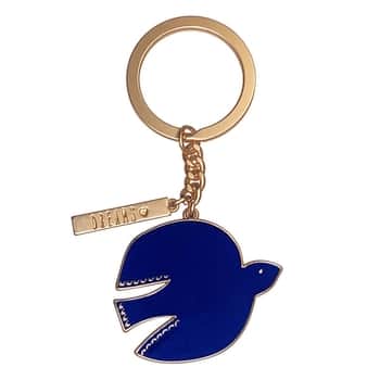Kovová klíčenka Bird