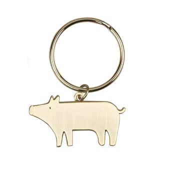 Kovová klíčenka Lucky Pig