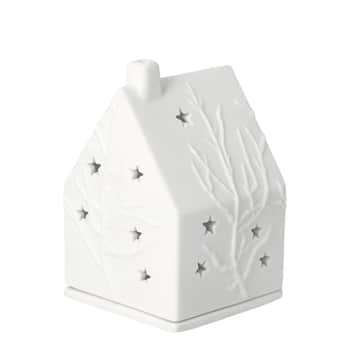 Porcelánový svícen domeček Tree/Stars