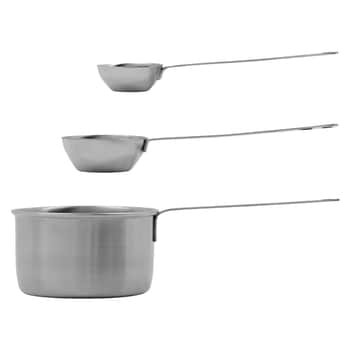 Nerezové odměrky Silver – set 3 ks