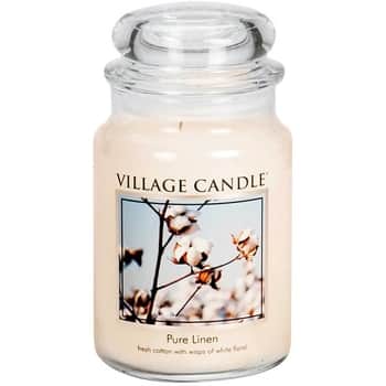 Svíčka Village Candle - Pure Linen 602 g